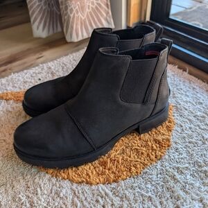 Sorel Black Ankle Booties